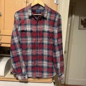 Lucky Brand Light-Weight Flannel Button Down
